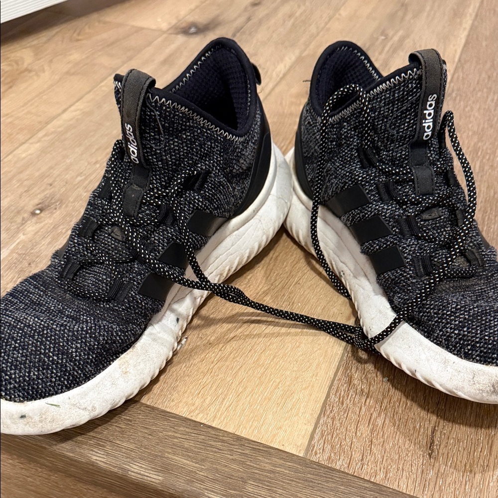 Adidas Charcoal and White High-Top Sneakers - Picture 5 of 6